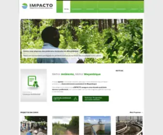Impacto.co.mz(Projectos e Estudos Ambientais) Screenshot