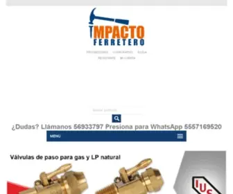 Impactoferretero.mx(Impacto Ferretero) Screenshot