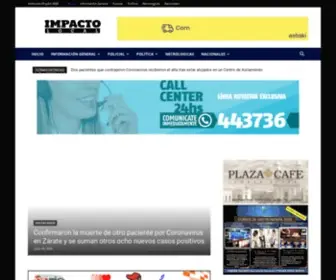 Impactolocal.com.ar(Impacto Local) Screenshot