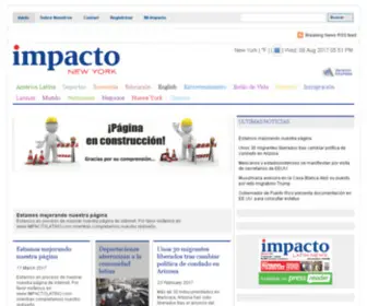 Impactony.com(Impacto Latin News ™) Screenshot