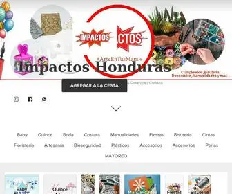 Impactoshn.com(Impactos Honduras) Screenshot