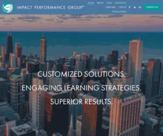 Impactpg.com(Impact Performance Group) Screenshot