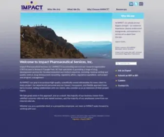 Impactpharma.com(Impact Pharmaceutical Services) Screenshot