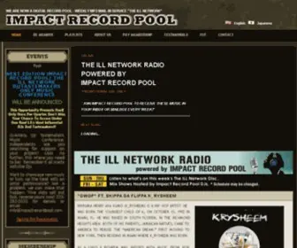 Impactrecordpool.com(Impact Record Pool since 1979) Screenshot