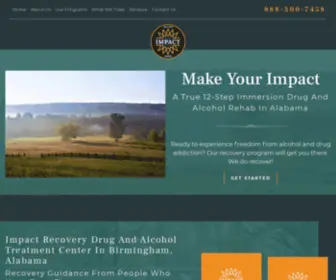 Impactrecoverycenter.net(Birmingham Rehab) Screenshot