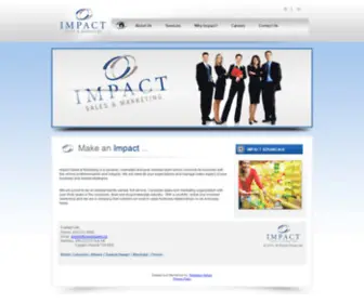 Impactsales.ca(Impact Sales & Marketing) Screenshot