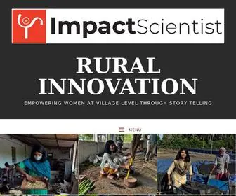 Impactscientist.com(Rural Innovation) Screenshot