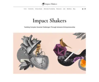 Impactshakers.com(Impact Ecosystem) Screenshot