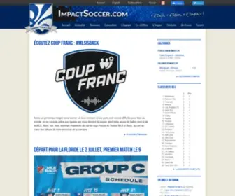 Impactsoccer.com(Impact Soccer) Screenshot