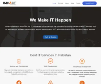 Impactsoftwares.com(Impactsoftwares) Screenshot