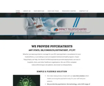 Impacttelepsychiatry.com(Impact Telepsychiatry) Screenshot