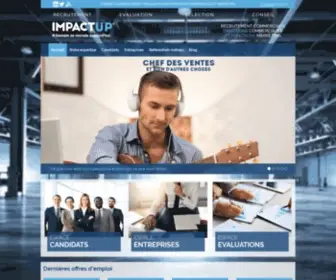 Impactup.com(Cabinet de recrutement commerciaux) Screenshot