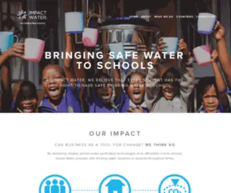 Impactwater.co(Impact Water) Screenshot