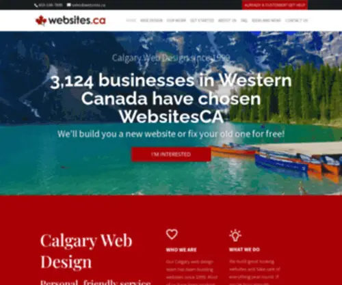 Impactwebmedia.ca(Edmonton Web Design Special) Screenshot