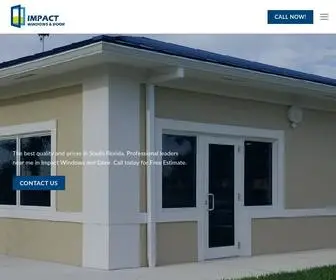 Impactwindowsdoor.com(Hurricane Impact Resistant Windows and Doors) Screenshot