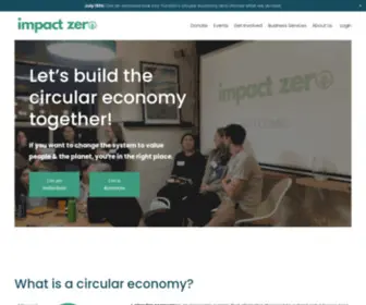 Impactzero.ca(Impact Zero Foundation) Screenshot