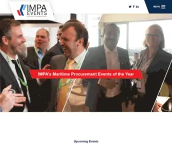 Impaevents.com(IMPA Events) Screenshot