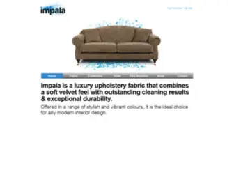 Impalafabrics.co.uk(Impala Fabrics UK) Screenshot