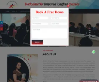 Impartaenglishclasses.com(Imparta English classes) Screenshot