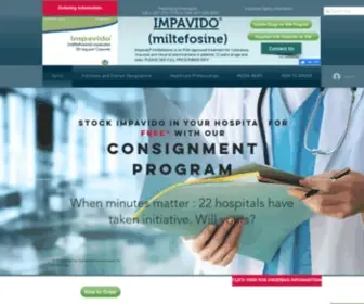 Impavido.com(Miltefosine) Screenshot