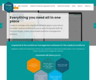 Impaxhub.com(Removing the challenges from managing your workforce) Screenshot