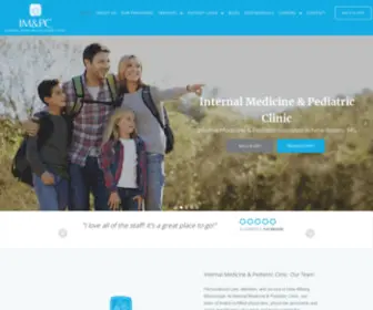 Impcna.com(Internal Medicine & Pediatric Clinic) Screenshot