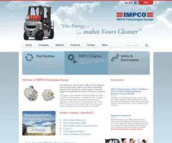 Impco.fr(IMPCO Technologies Europe) Screenshot