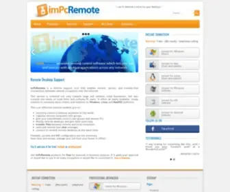 Impcremote.com(I am Pc Remote Control for your Desktop) Screenshot