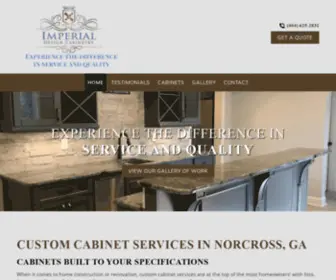 Impdesigncabinetry.com(Cabinet Services) Screenshot