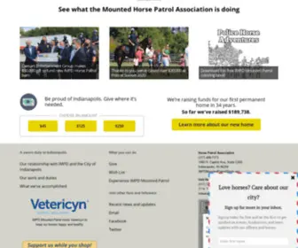Impdmountedpatrol.org(Indianapolis Police Mounted Patrol Association) Screenshot