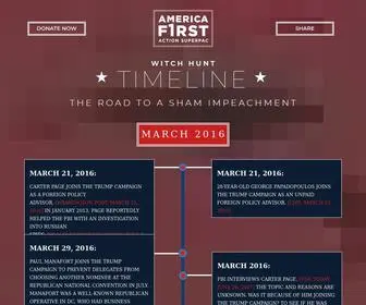 Impeachment-Hoax.com(Witch Hunt Timeline Witch Hunt Timeline) Screenshot