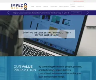 ImpecGroup.com(Built Environment Solutions) Screenshot