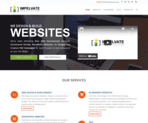 Impelvate.com(Web Design) Screenshot