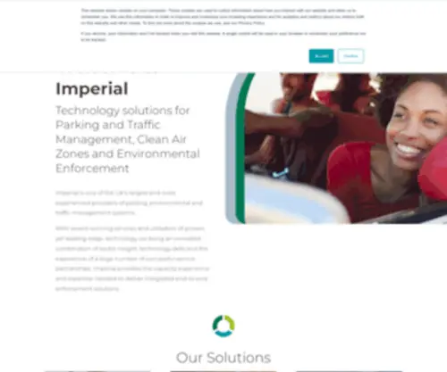 Imperial.co.uk(Parking, Environmental & Traffic Management) Screenshot