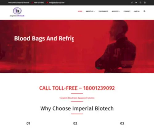 Imperial.net.in(Leading Brand For Blood Banking Sector) Screenshot