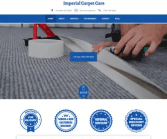 Imperialcarpetcarenc.com(Imperial Carpet Care) Screenshot