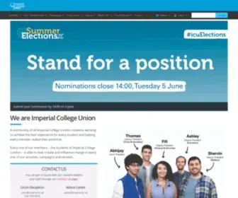 Imperialcollegeunion.org(Imperial College Union) Screenshot