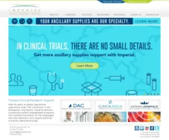 Imperialcrs.com(Imperial Clinical Research Support) Screenshot