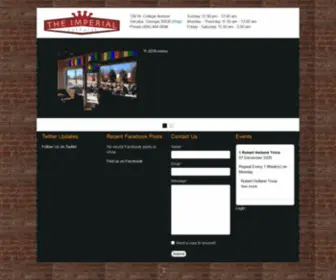 Imperialdecatur.com(The Imperial Bar) Screenshot