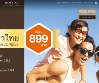 Imperialhotels.com(Imperial Hotels and Resorts) Screenshot