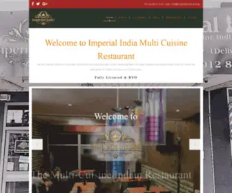 Imperialindia.com.au(Multi Cuisine restaurant) Screenshot