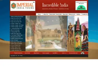 Imperialindiatour.com(Imperial India Tours) Screenshot