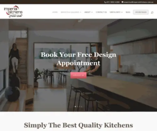 Imperialkitchens.com.au(Imperial Kitchens) Screenshot