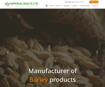 Imperialmalt.com(Malt Products) Screenshot