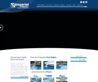 Imperialpools.com(Polymer, Steel and Thermal) Screenshot