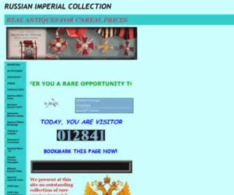 Imperialrussia.com(Russian Imperial Collection) Screenshot