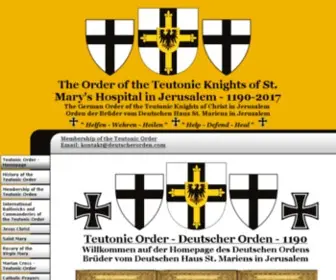 Imperialteutonicorder.com(The Order of the Teutonic Knights of Saint Marys Hospital in Jerusalem) Screenshot