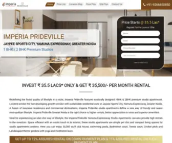 Imperiaprideville.net.in(Pridevile Greater Noida) Screenshot