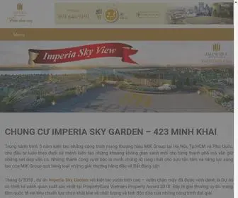 Imperiaskygardens.com(Imperia Sky Garden) Screenshot