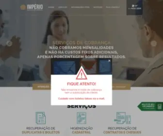Imperiocobrancas.com.br(Império Serviços de Cobrança) Screenshot